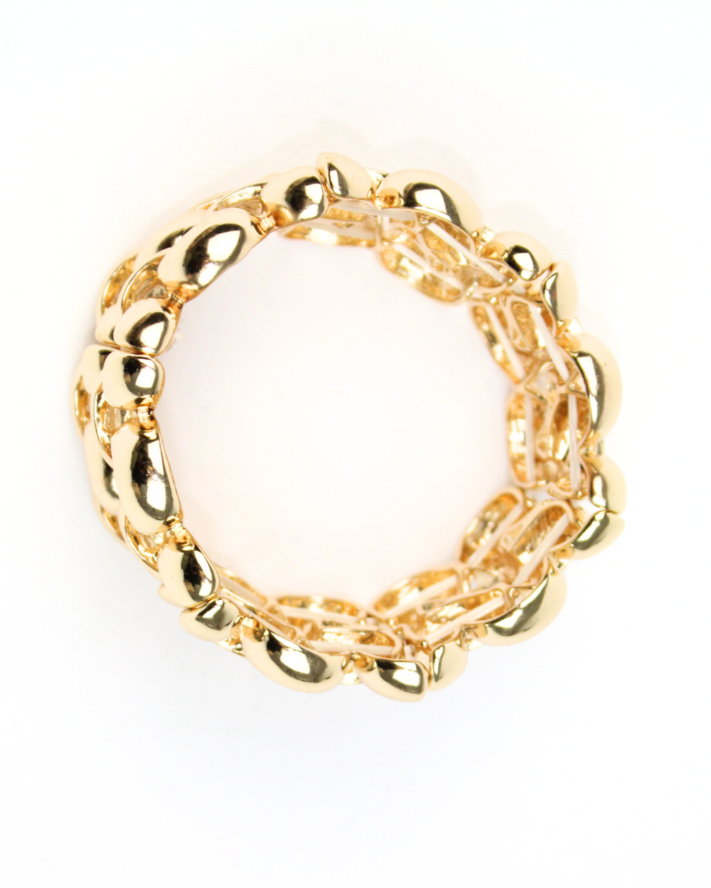 250130 PULSERA METALICA CADENA DOBLE