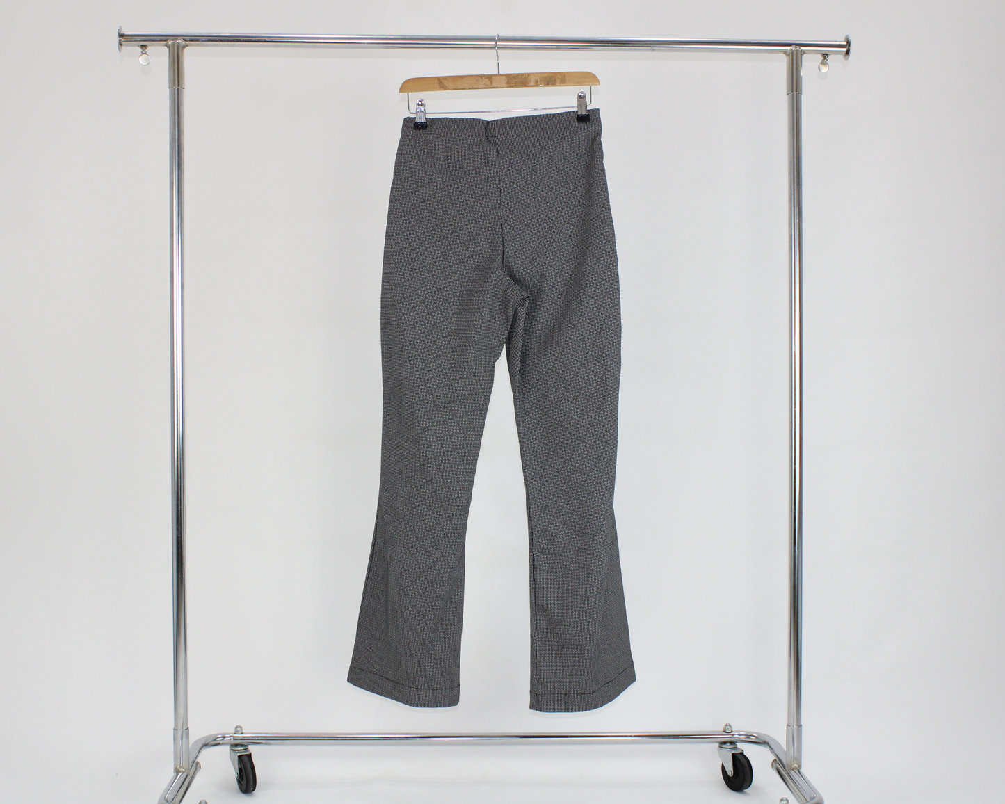 0783 Pantalon Acampanado Stretch Mini Cuadros