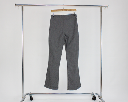 0783 Pantalon Acampanado Stretch Mini Cuadros