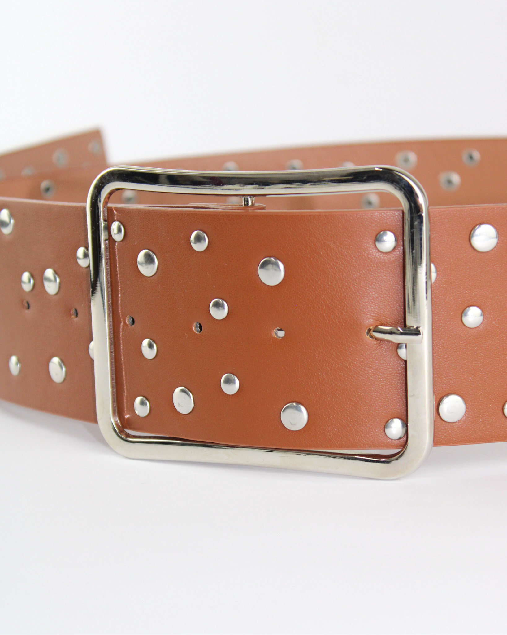 65008 mega cinturón cuero estoperoles