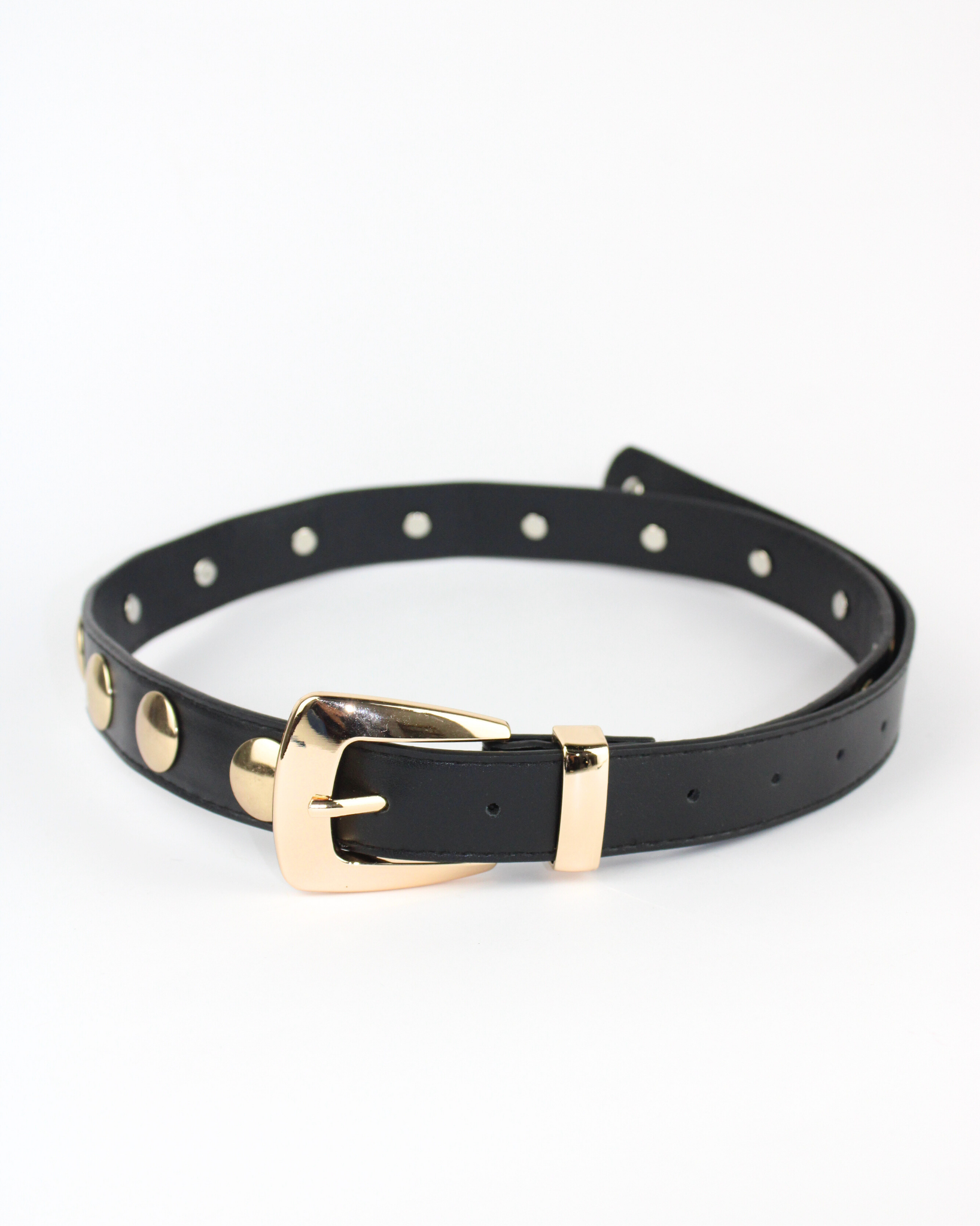 27023 Cinto mega estoperoles hebilla cuadrada