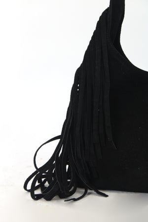 2601 Bolsa Gamuza con Barbitas Asa Seguida