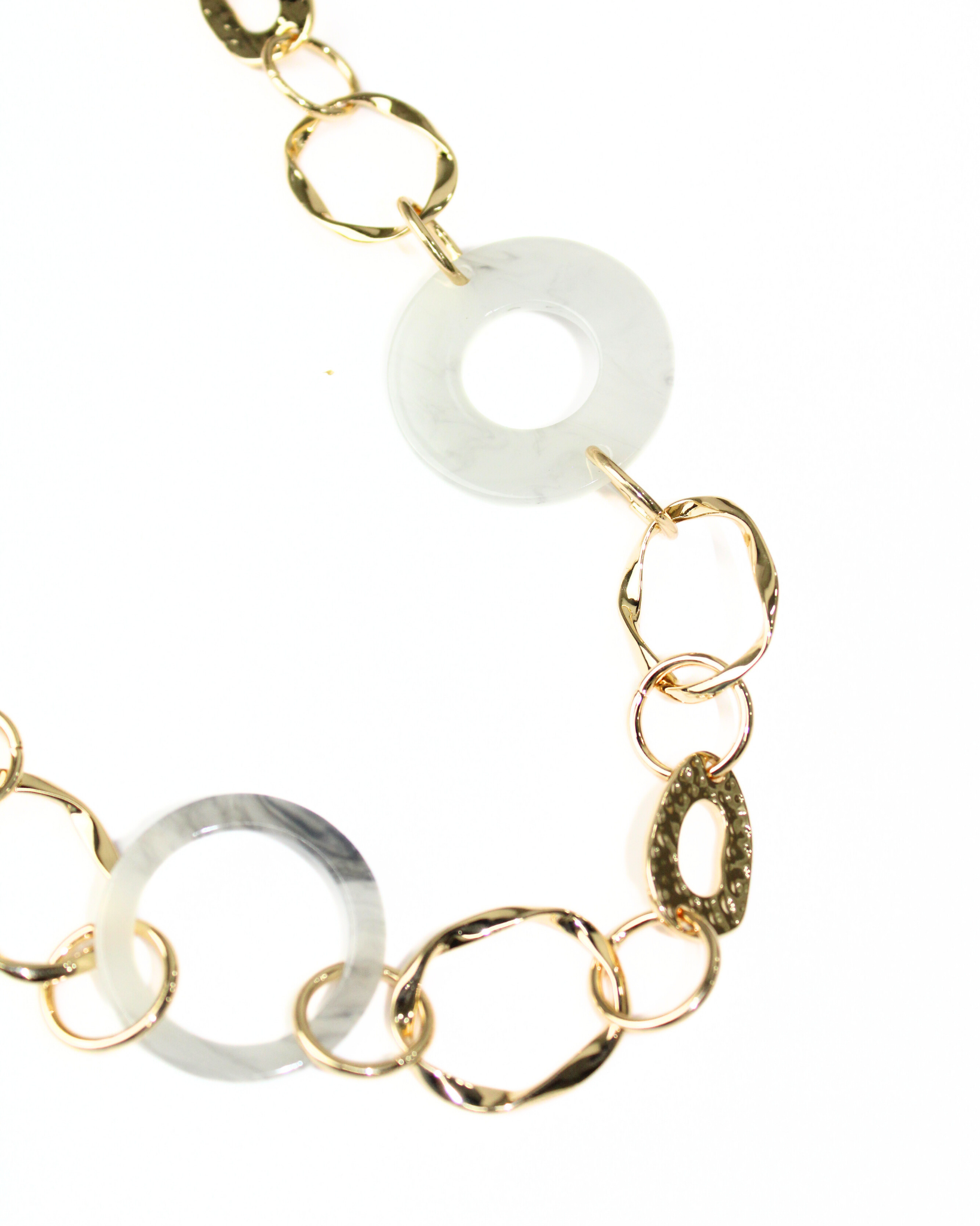 25037 Cadena círculos marmoleados