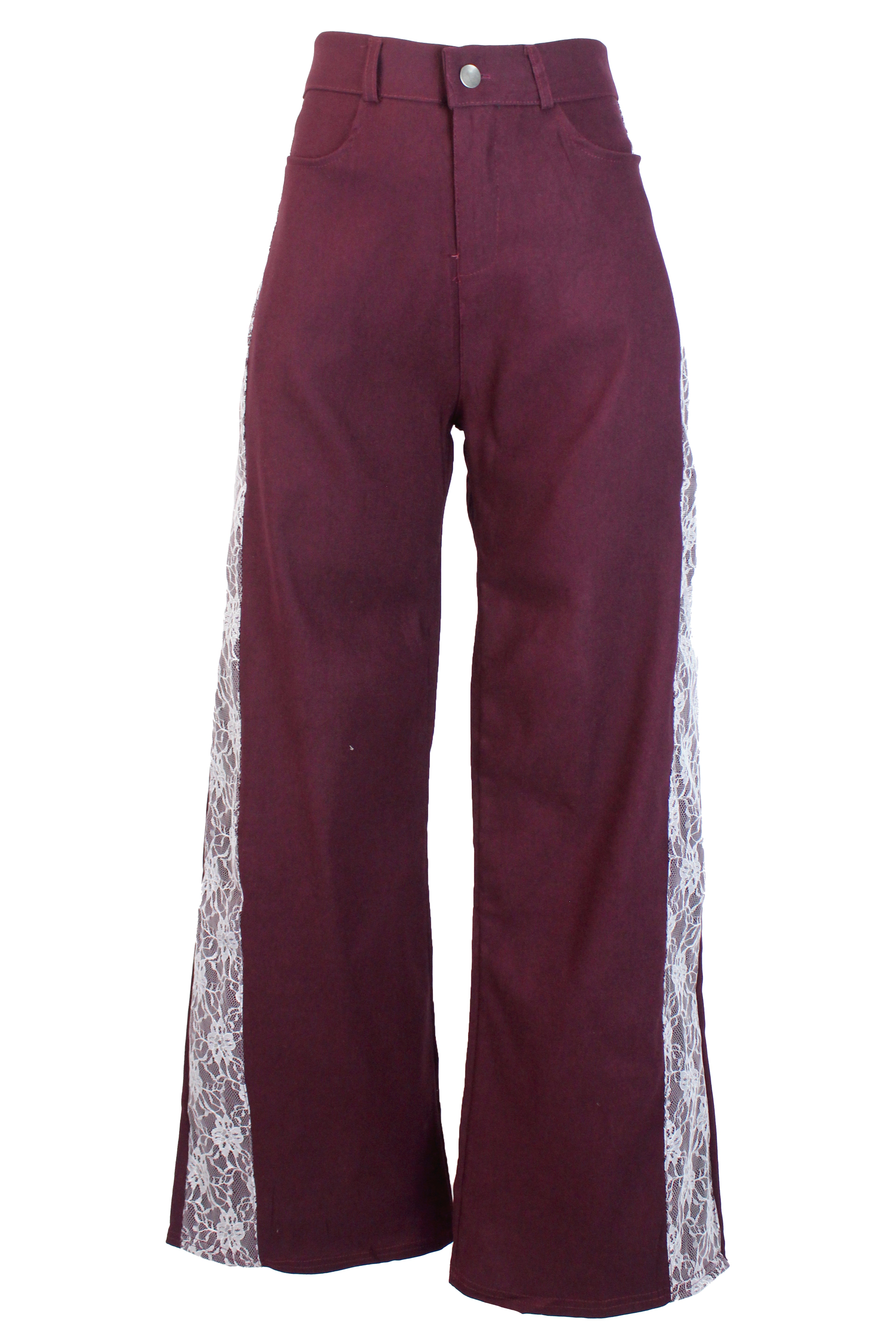 AMN-24309 Pantalón con Pretina Bordado Lateral