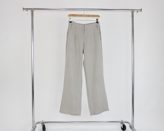 DF051 Pantalon Sin Pretina Estampado Pinzas