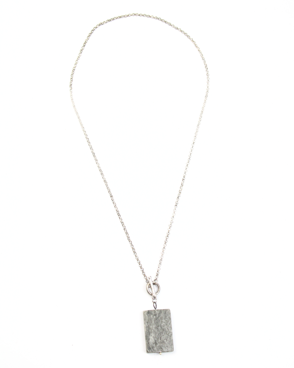 5750 Collar Doble Cadena y Piedra