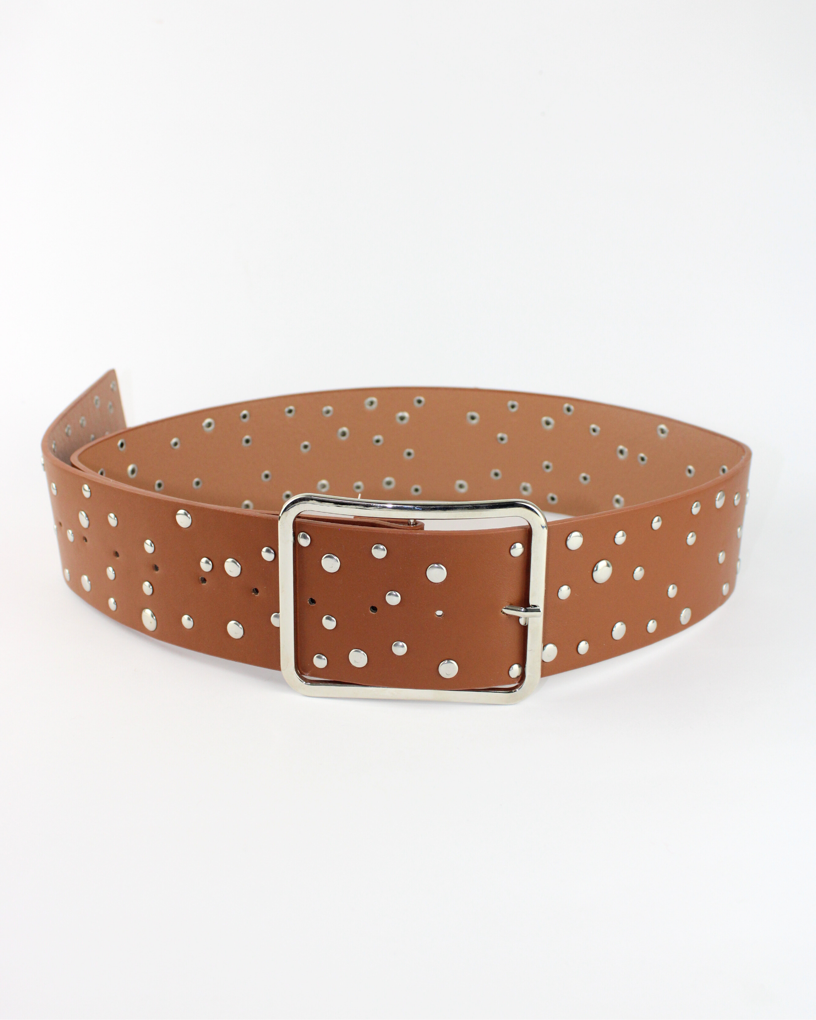 65008 mega cinturón cuero estoperoles