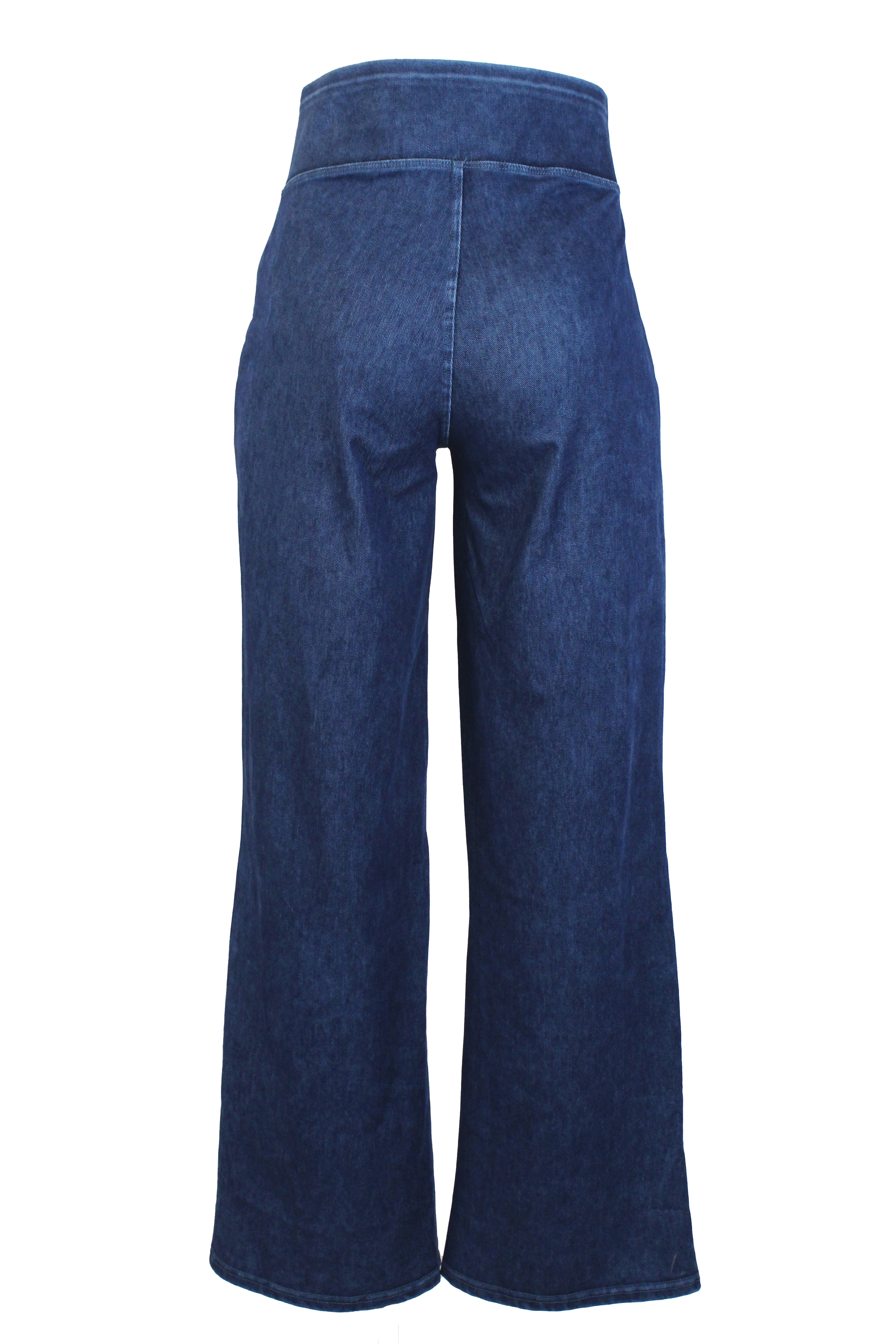 T3678 Pantalón Tipo Mezclilla con Pretina Ancha