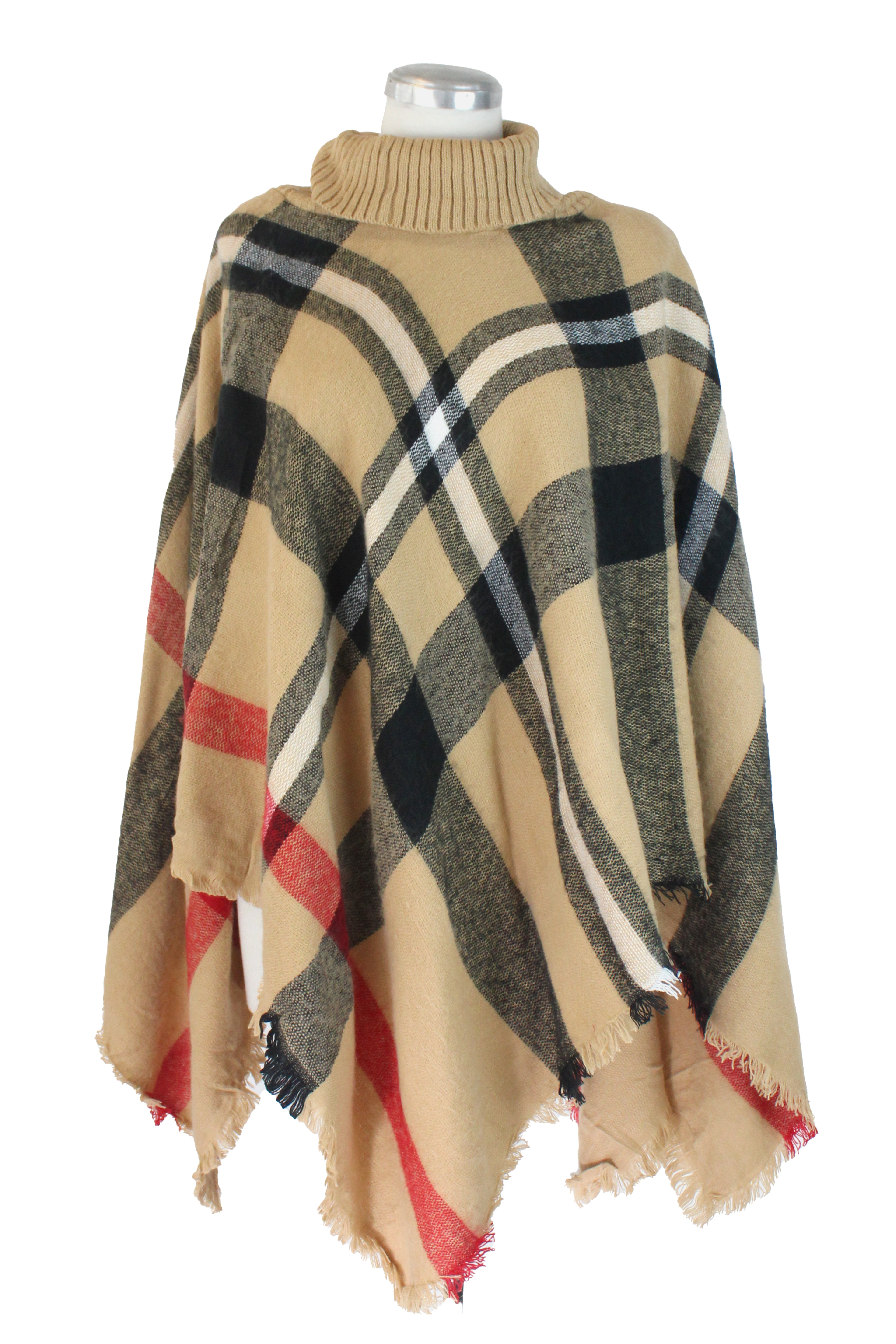 PCH25167 Chal Diseño Cuadros Cuello de Tortuga