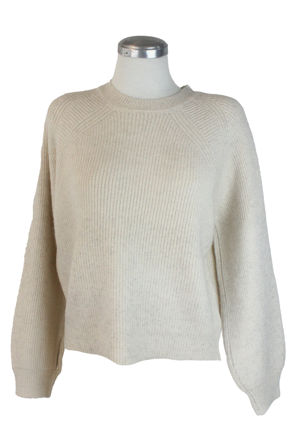 SL-11006 Suéter Tejido Diseño Rayas con Brillos