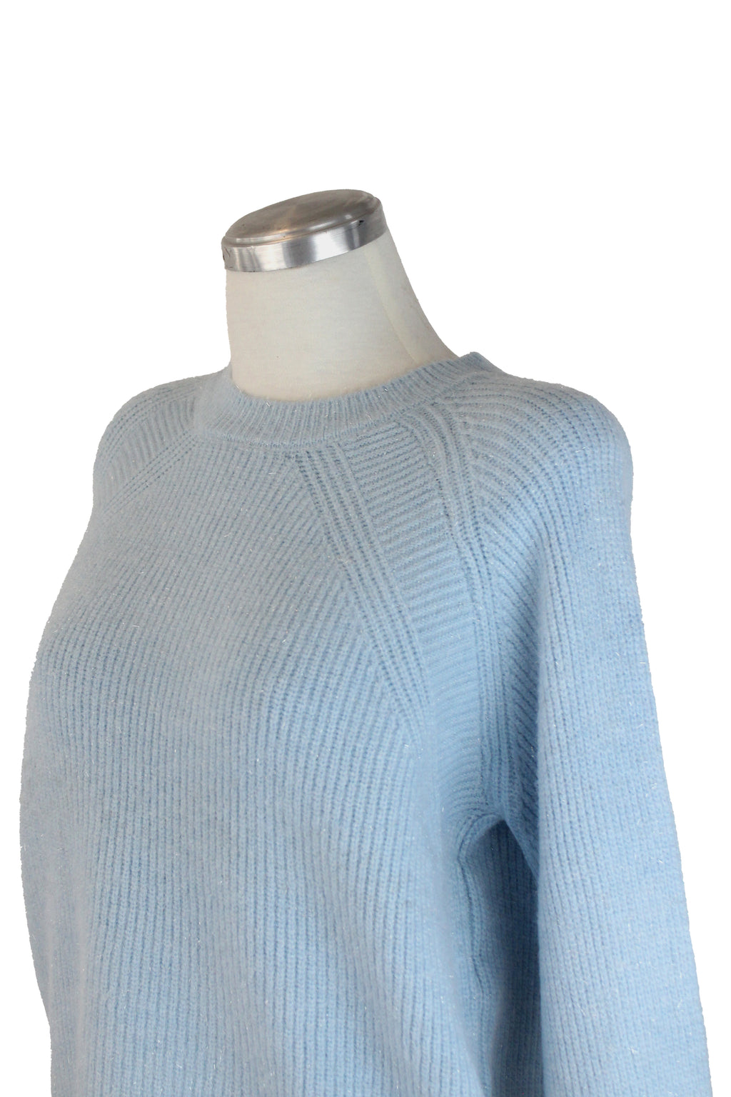 SL-11006 Suéter Tejido Diseño Rayas con Brillos