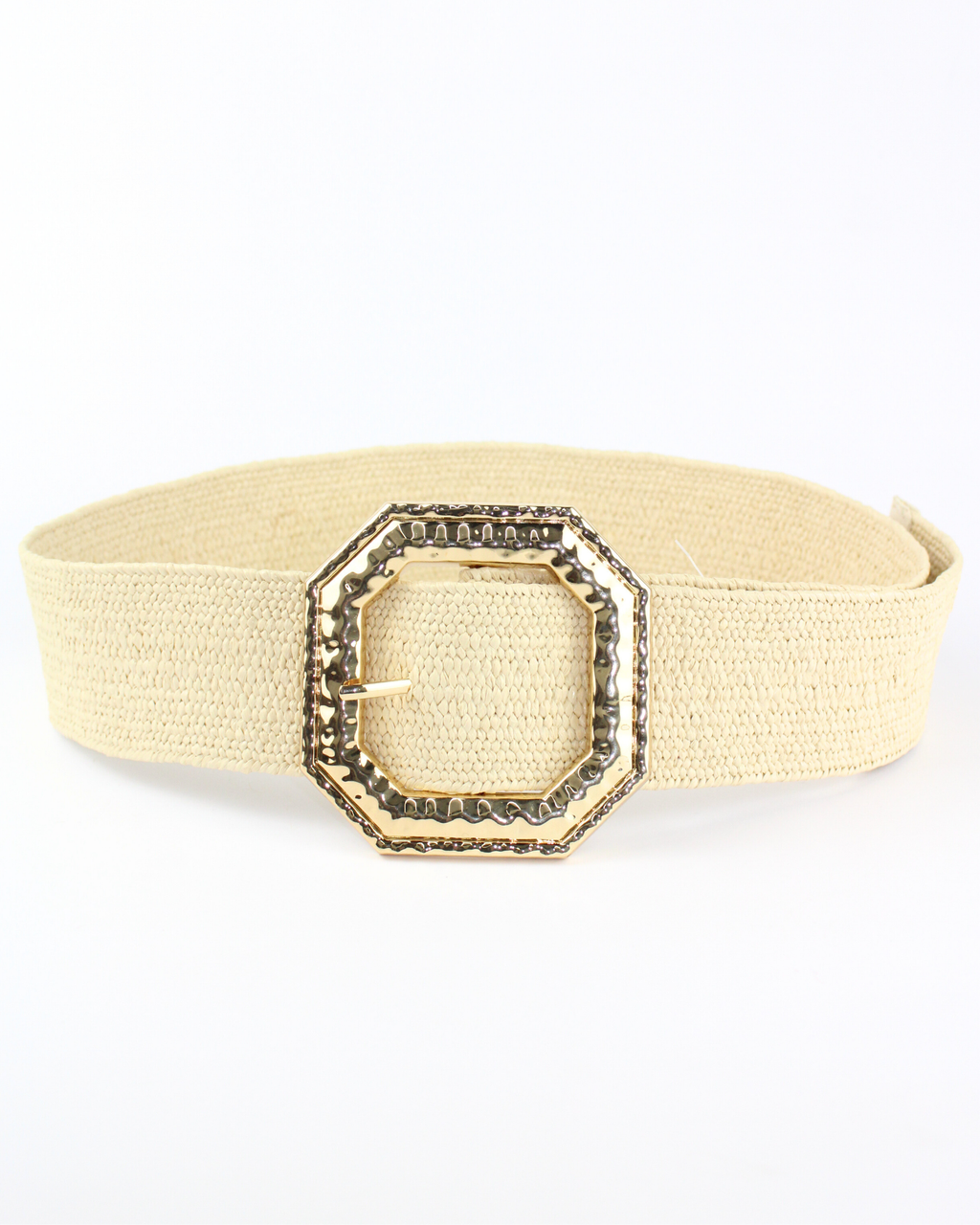 1391 cinto yute hebilla octagonal