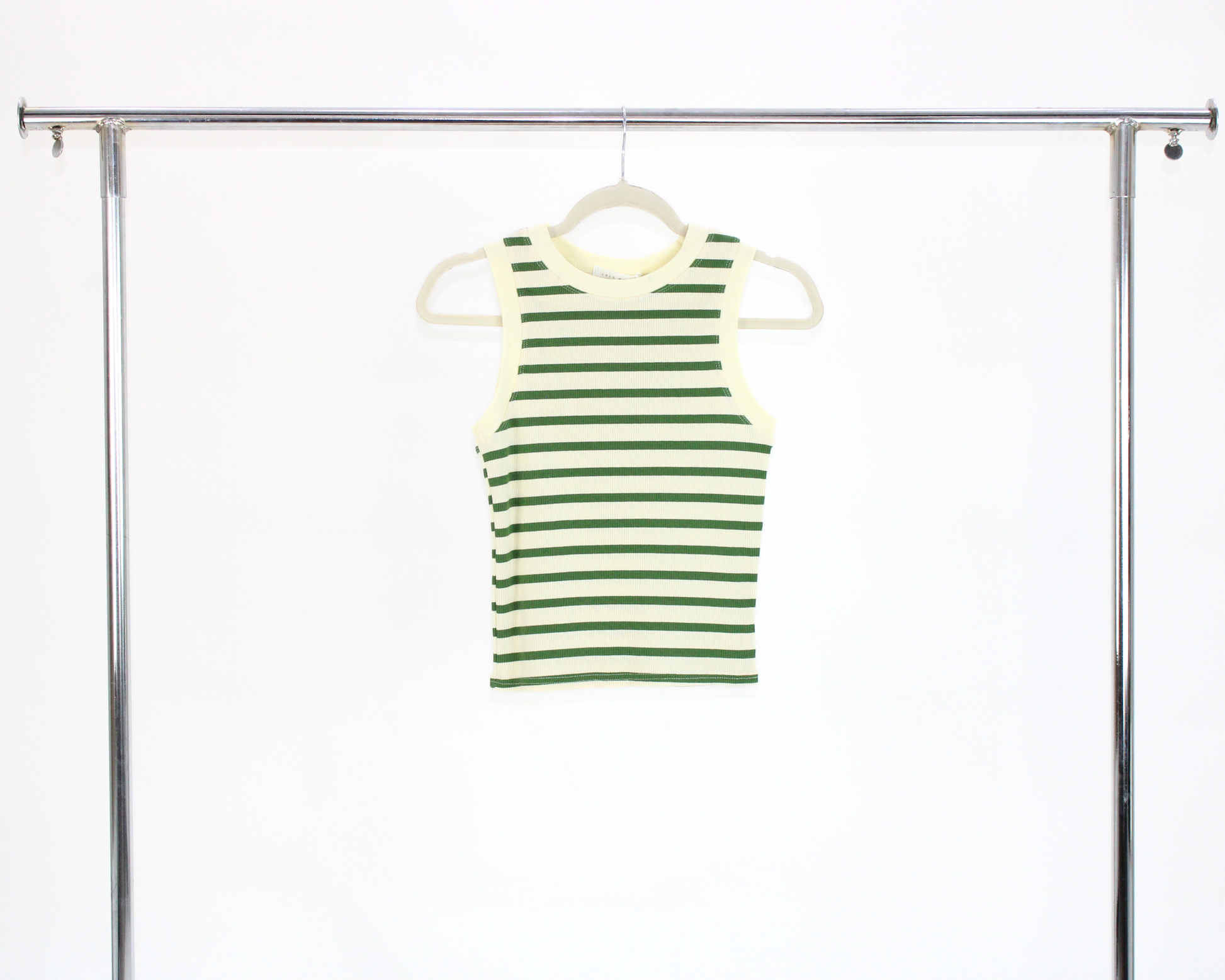 902601 Blusa básica sin mangas líneas horizontal