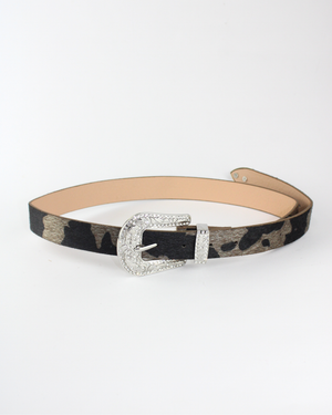 29003 Cinto leopardo hebilla con diamantes