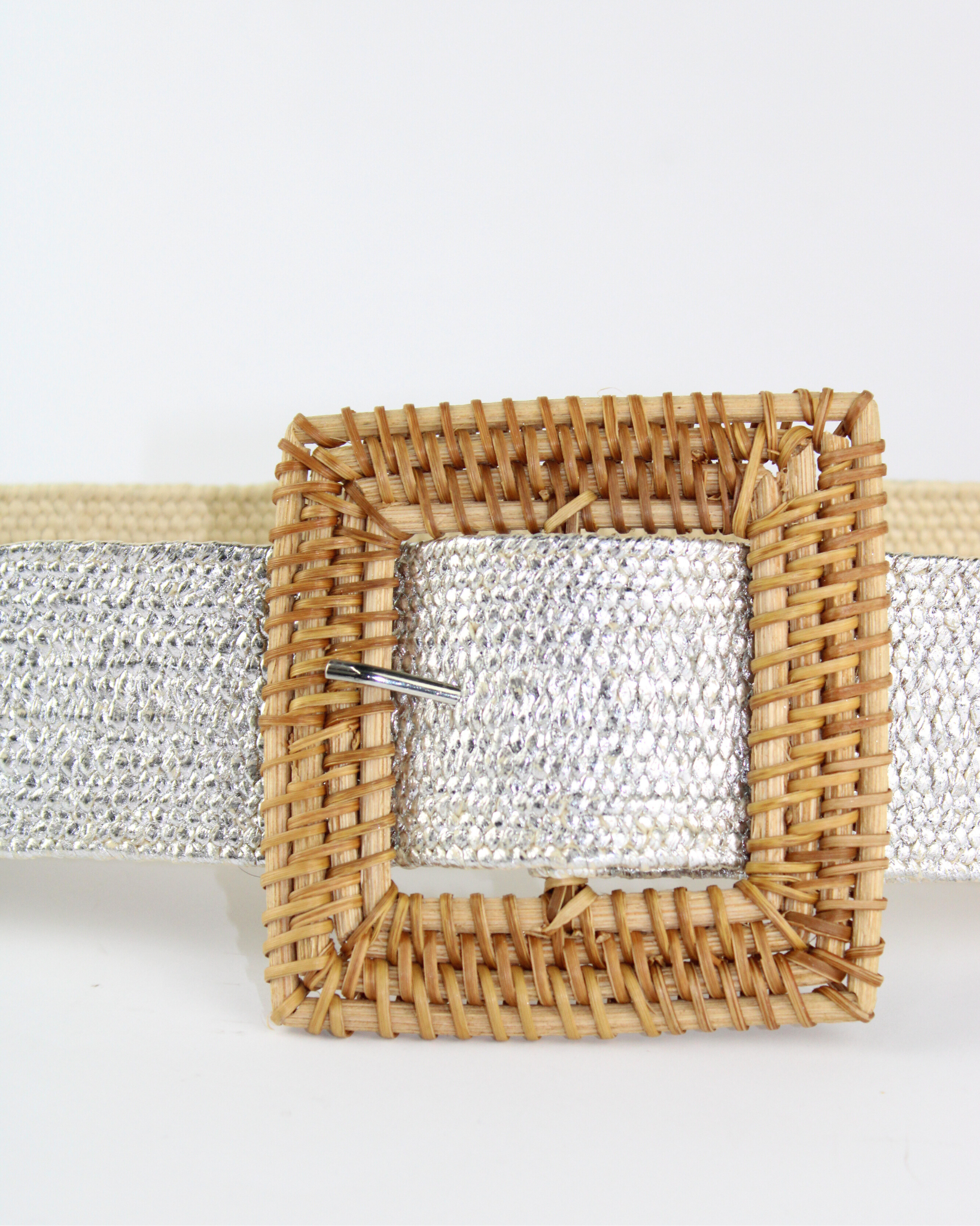 2984 Cinturón yute hebilla cuadrada