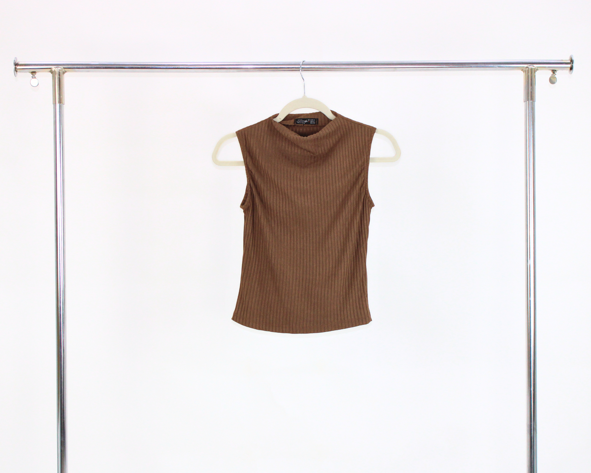 24300 Blusa sin manga rayas gamusa