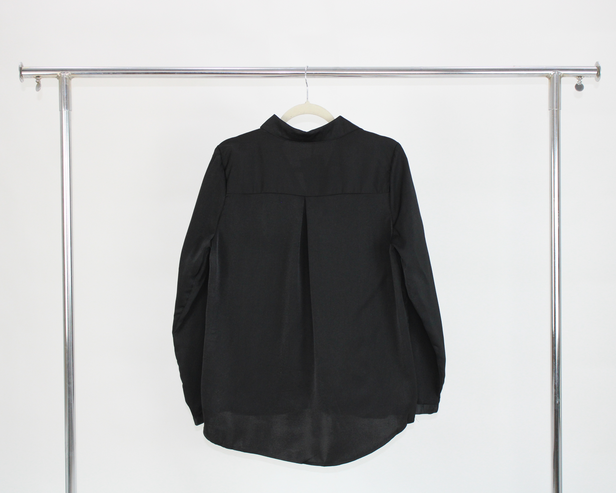 71782 Blusa Cuello camisero satin