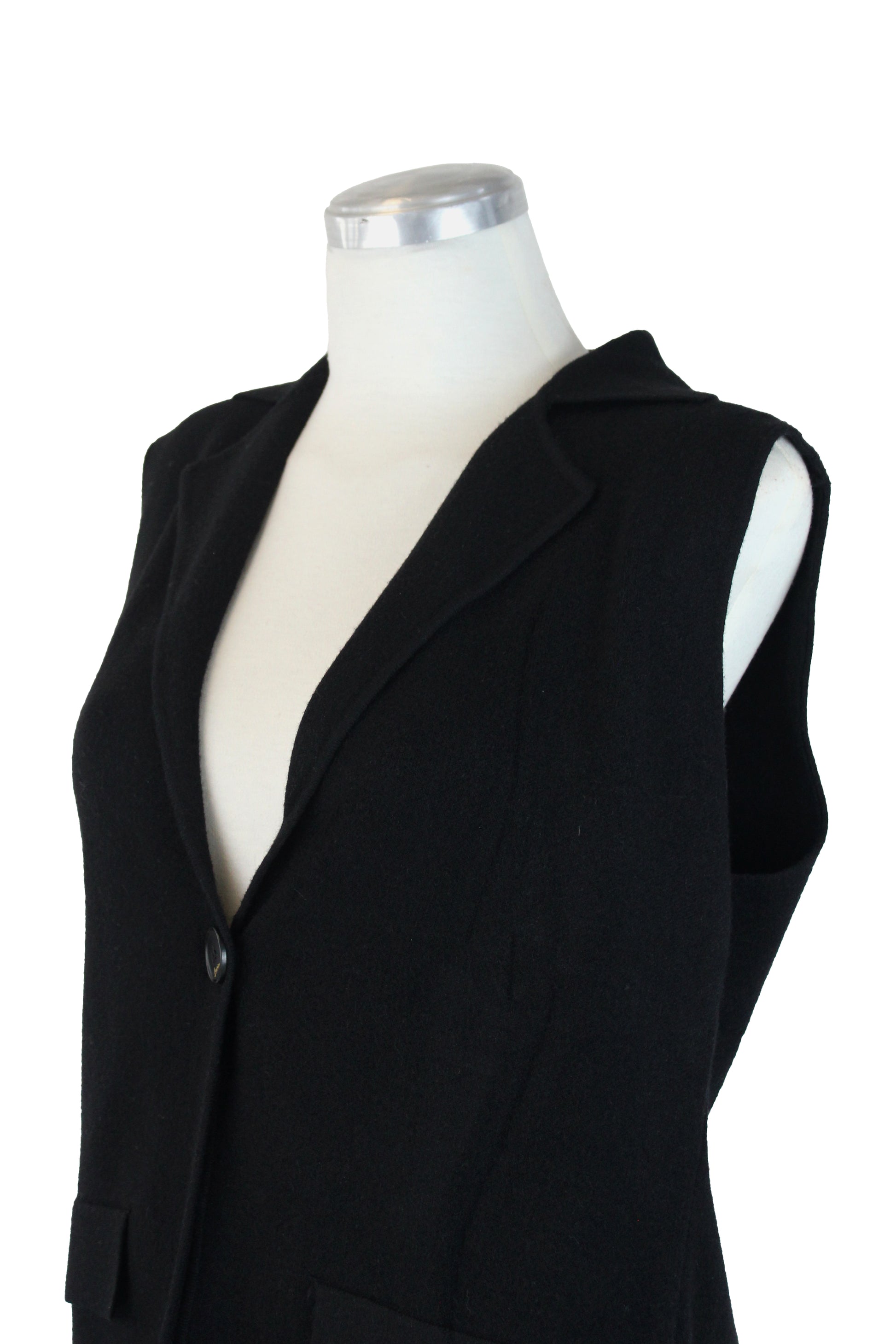 OJ-2740M Chaleco Tipo Suéter con Bolsas Decorativos