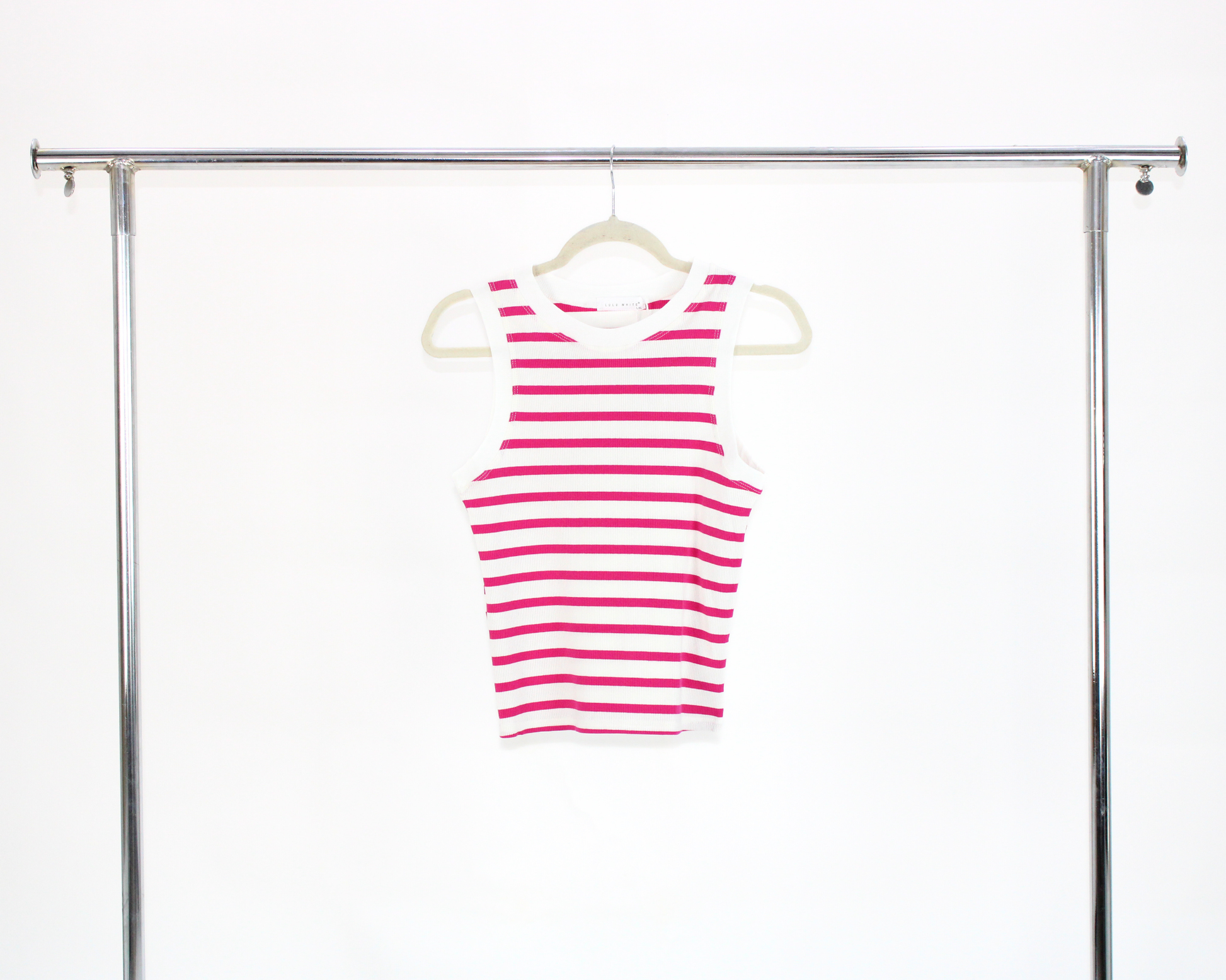 902601 Blusa básica sin mangas líneas horizontal