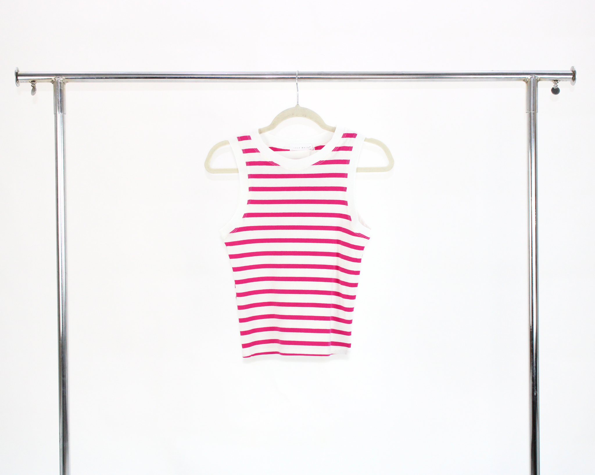 902601 Blusa básica sin mangas líneas horizontal