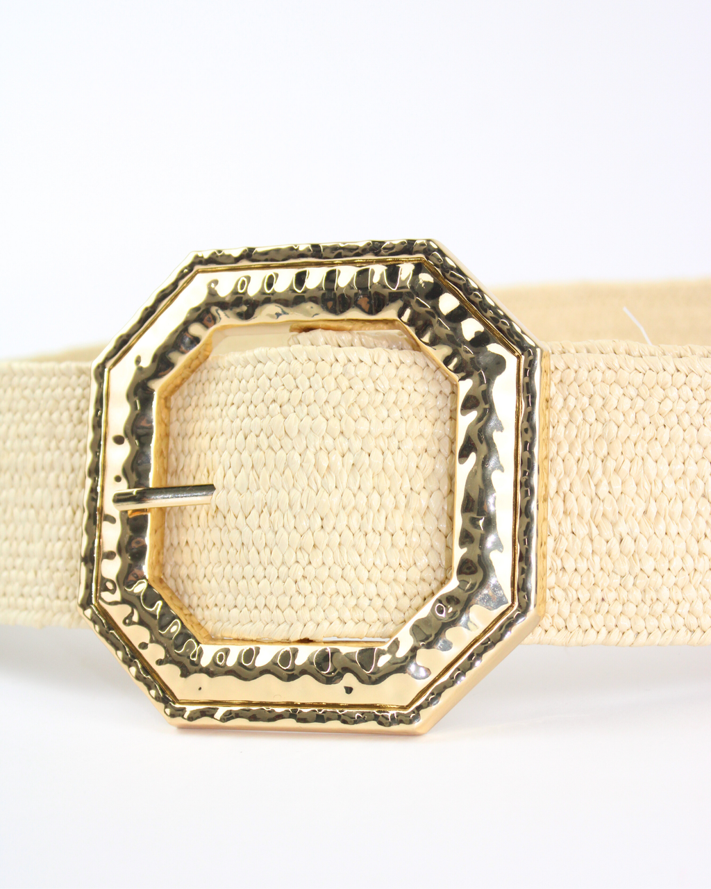 1391 cinto yute hebilla octagonal