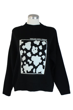 624 Suéter Manga Larga Estampado Texas Cow