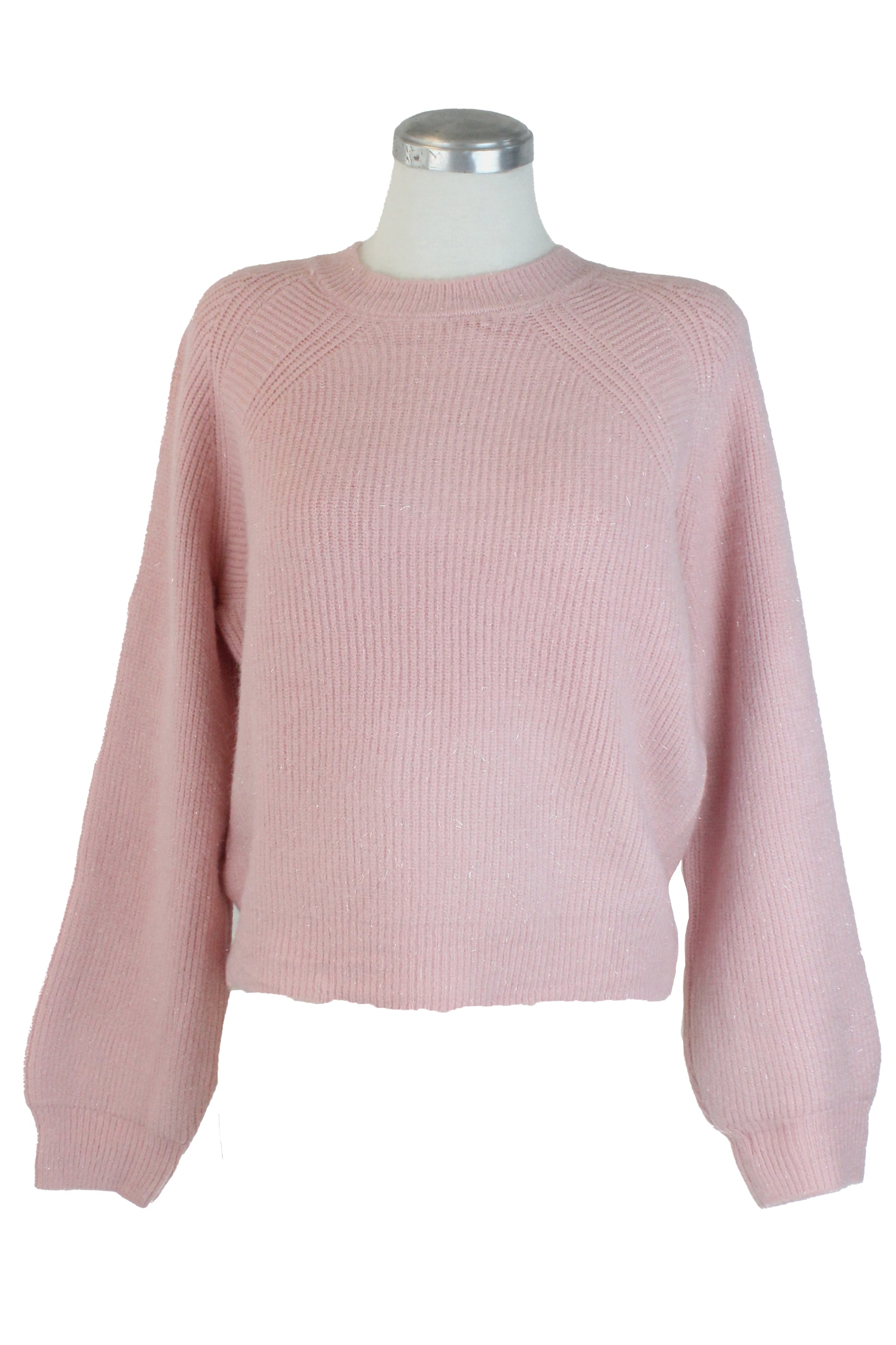 SL-11006 Suéter Tejido Diseño Rayas con Brillos