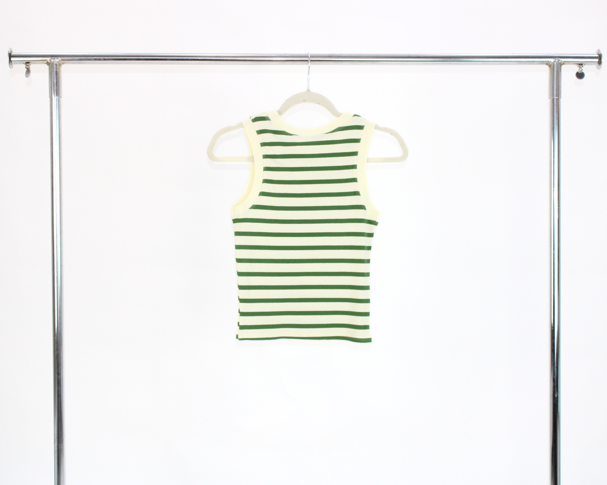 902601 Blusa básica sin mangas líneas horizontal