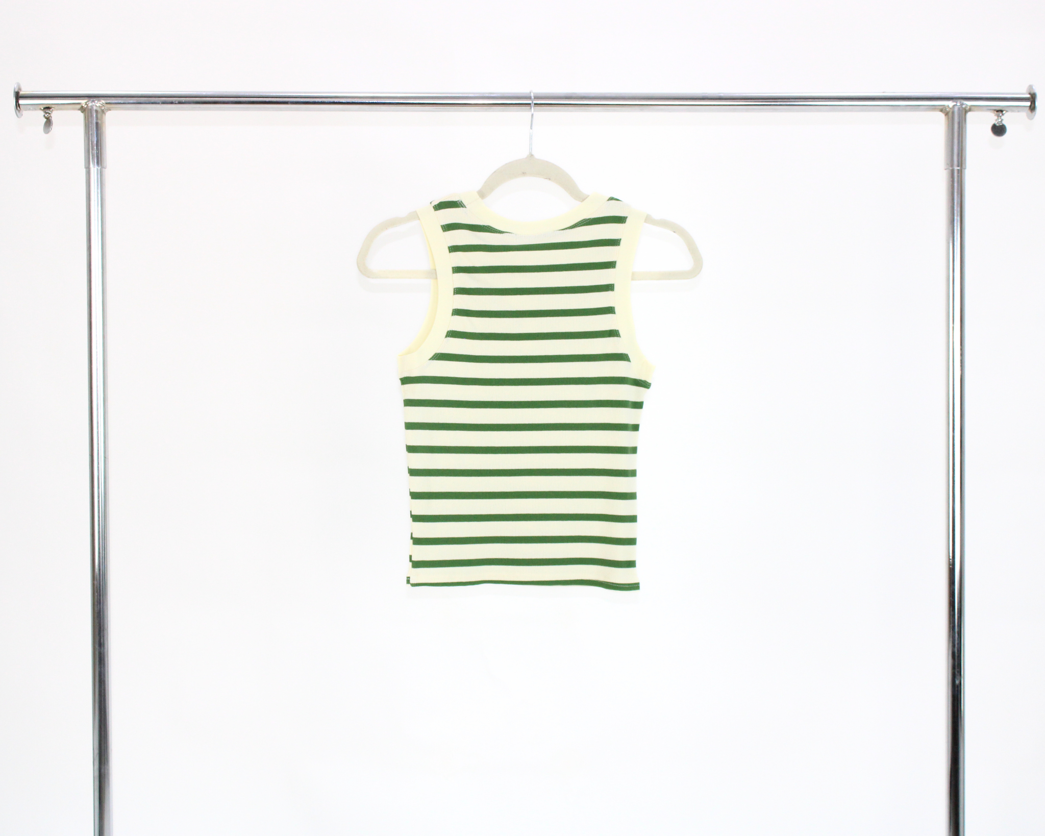 902601 Blusa básica sin mangas líneas horizontal