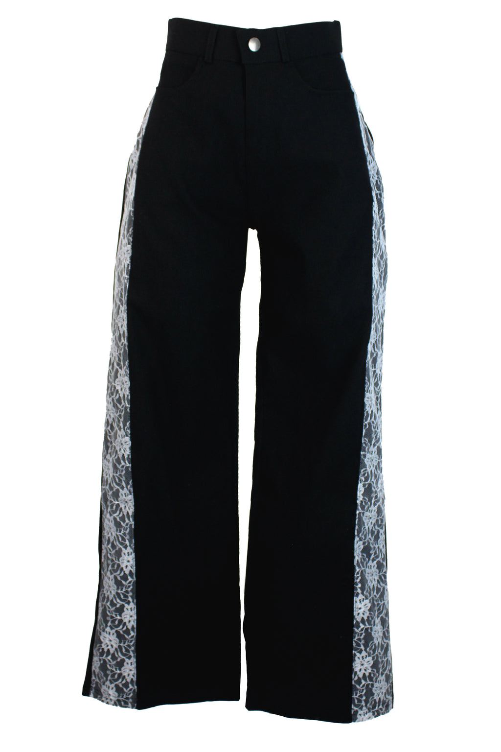 AMN-24309 Pantalón con Pretina Bordado Lateral