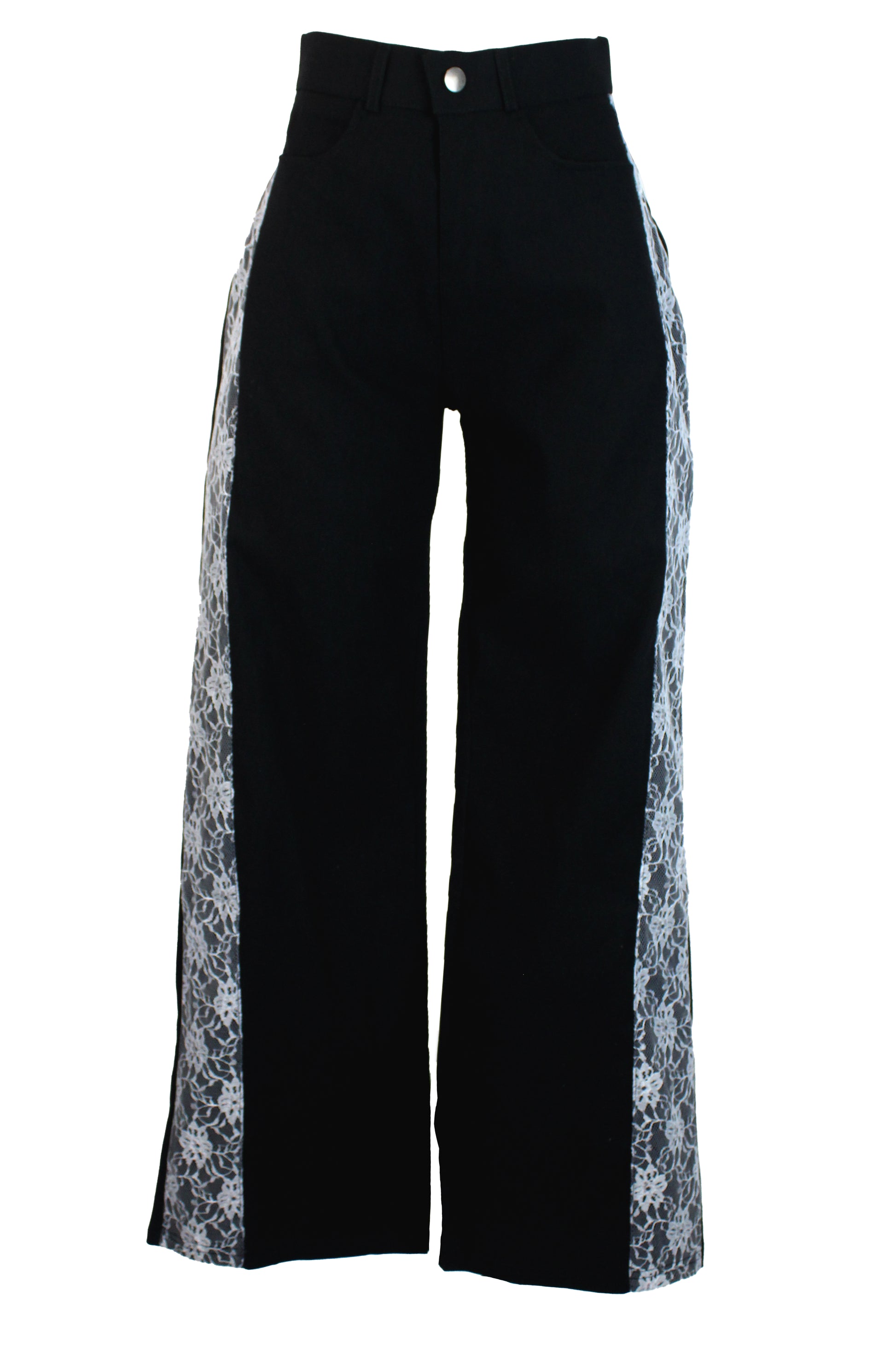 AMN-24309 Pantalón con Pretina Bordado Lateral