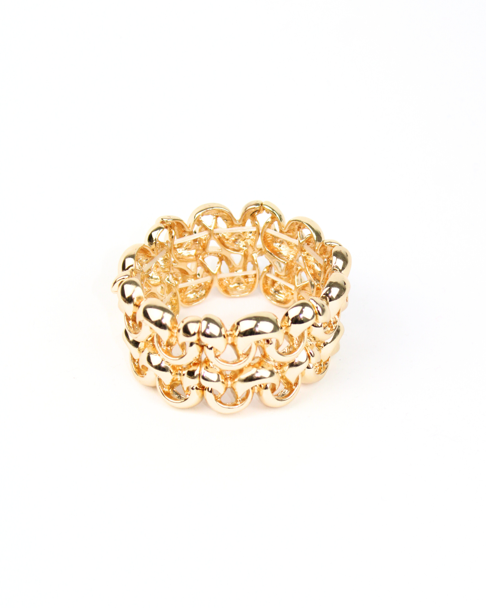 250130 PULSERA METALICA CADENA DOBLE