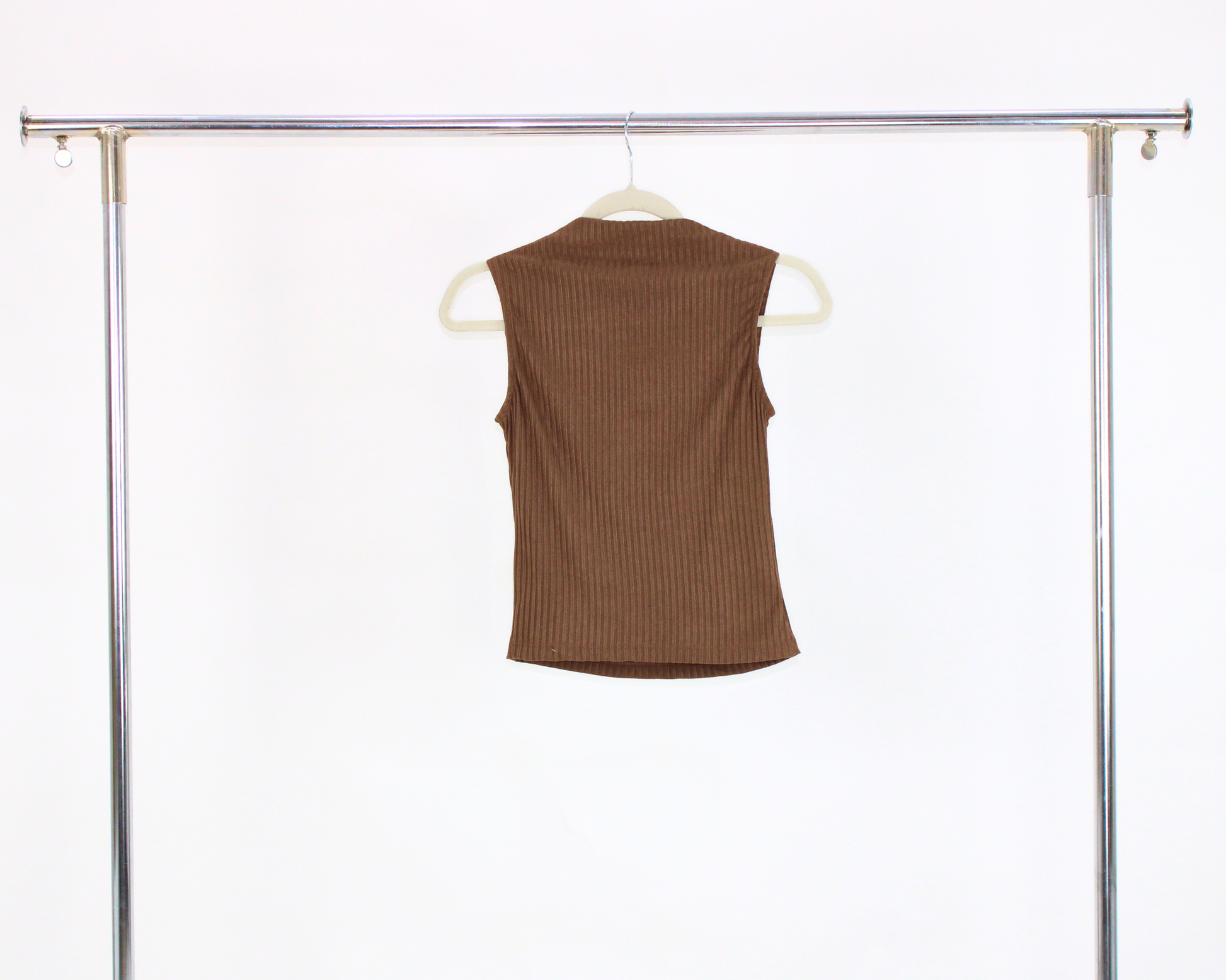 24300 Blusa sin manga rayas gamusa