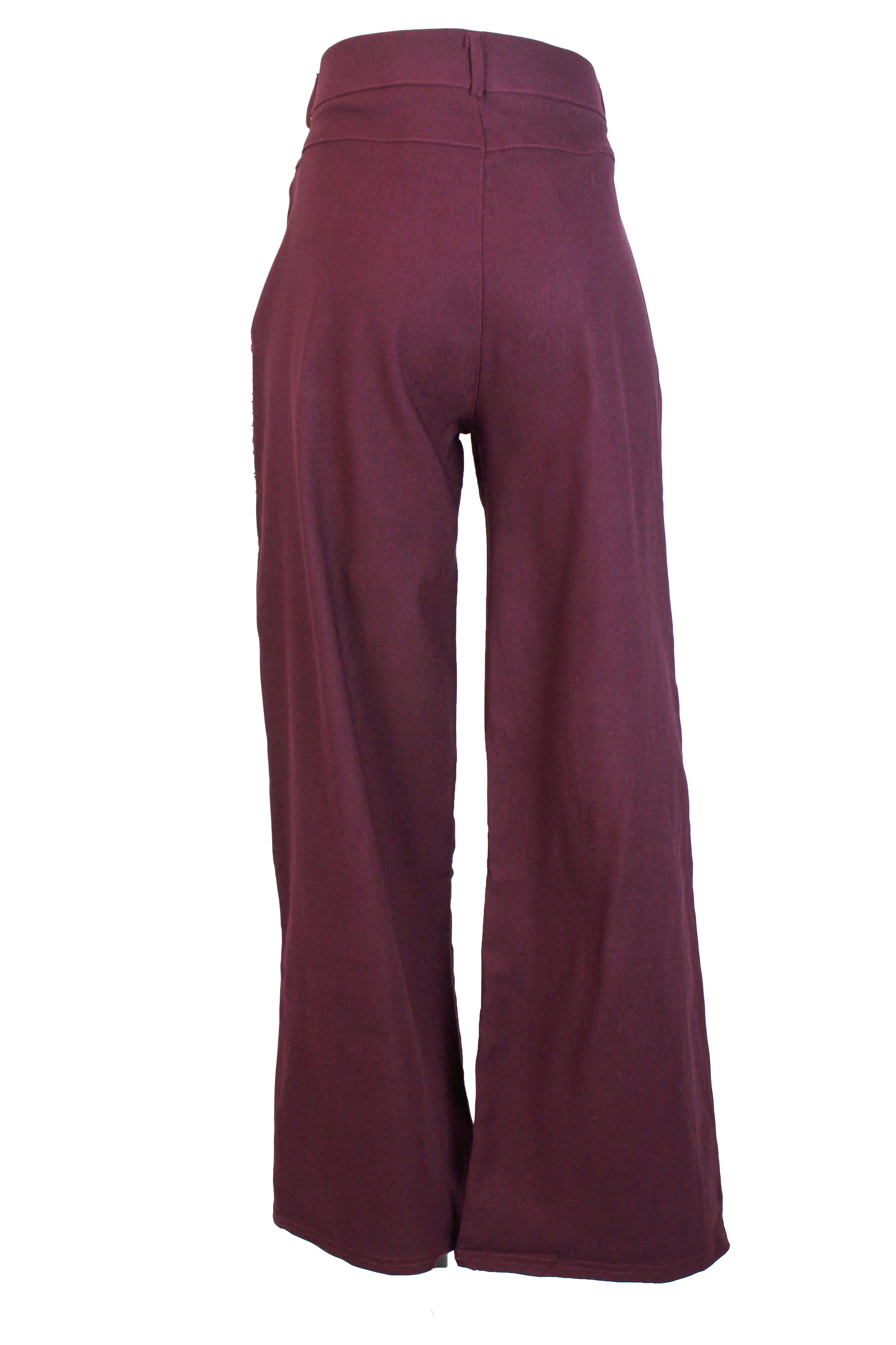 AMN-24309 Pantalón con Pretina Bordado Lateral