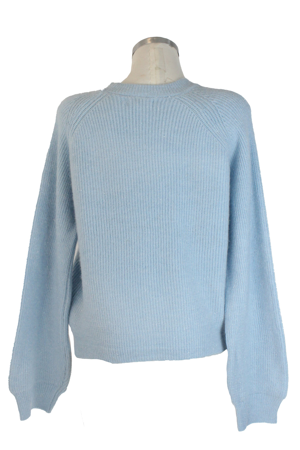 SL-11006 Suéter Tejido Diseño Rayas con Brillos