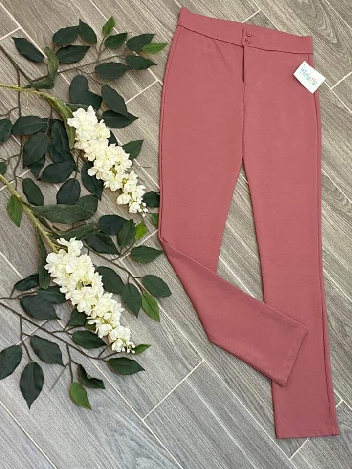 Pantalon Liso de Vestir Stretch #700