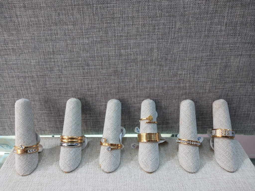 Anillos de acero inoxidable