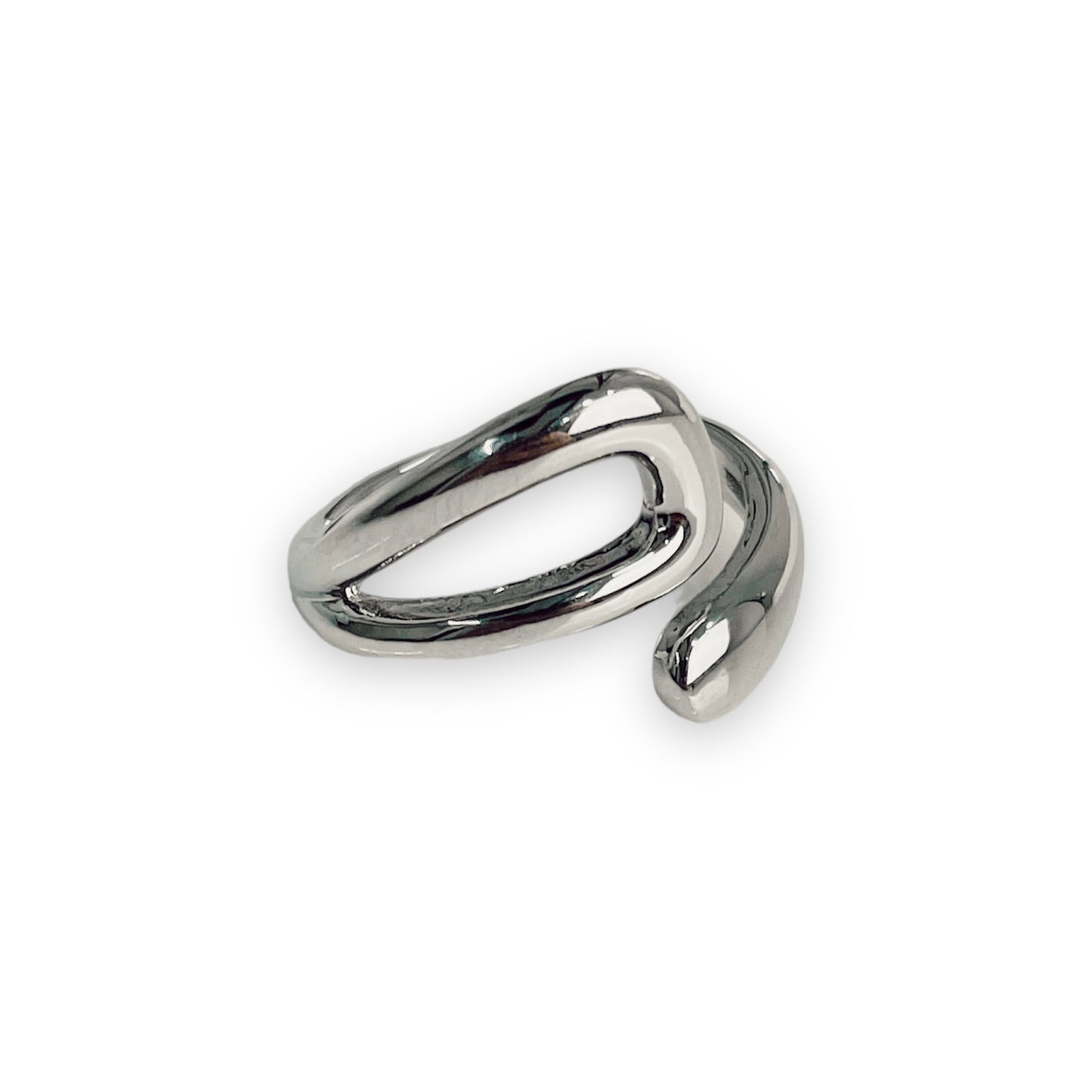 Anillo Rodio Ovalo en Espiral 33615